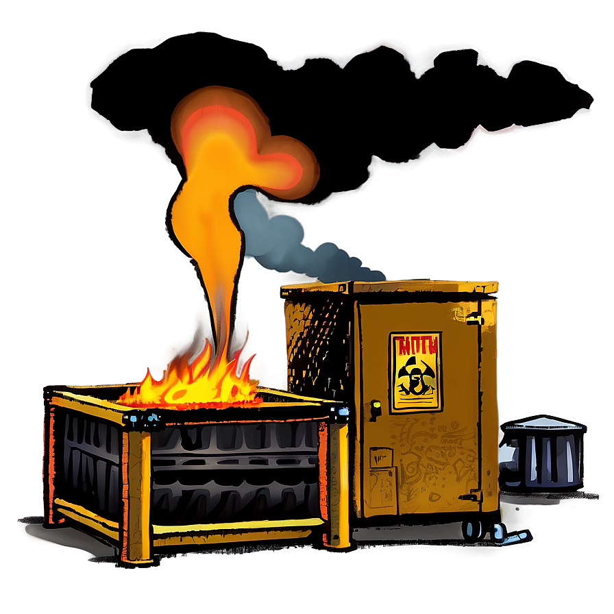 Toxic Waste Incineration Png 73 PNG Image