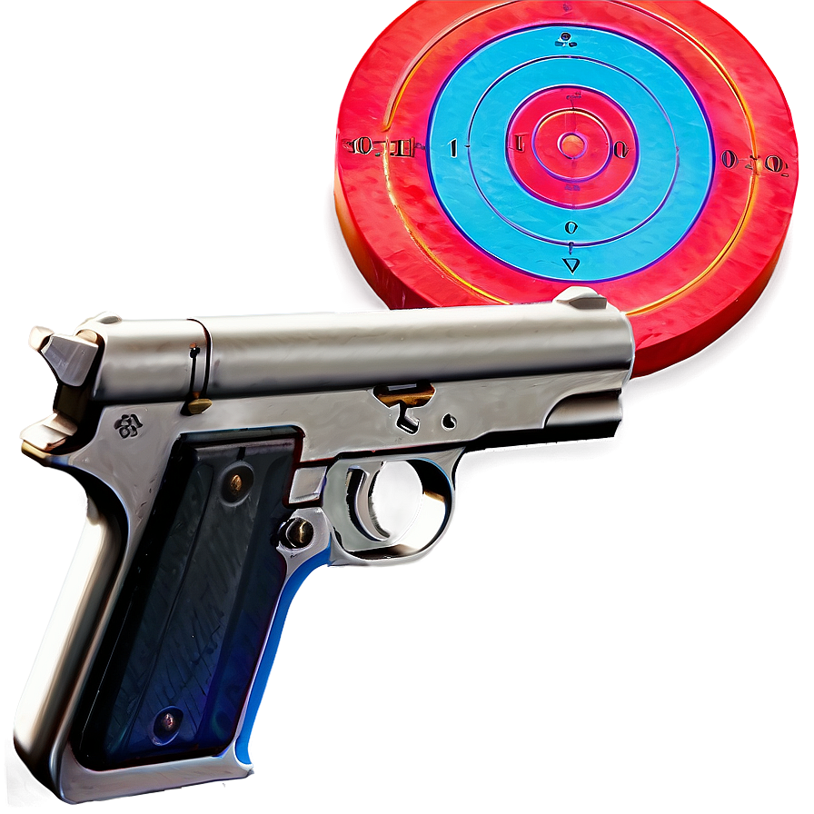 Toy Gun With Target Png Hln47 PNG Image