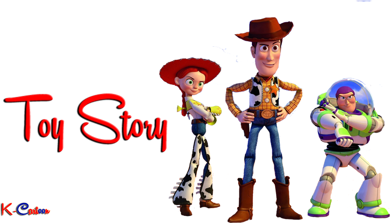 Toy Story Characters Woody Buzz Jessie PNG Image