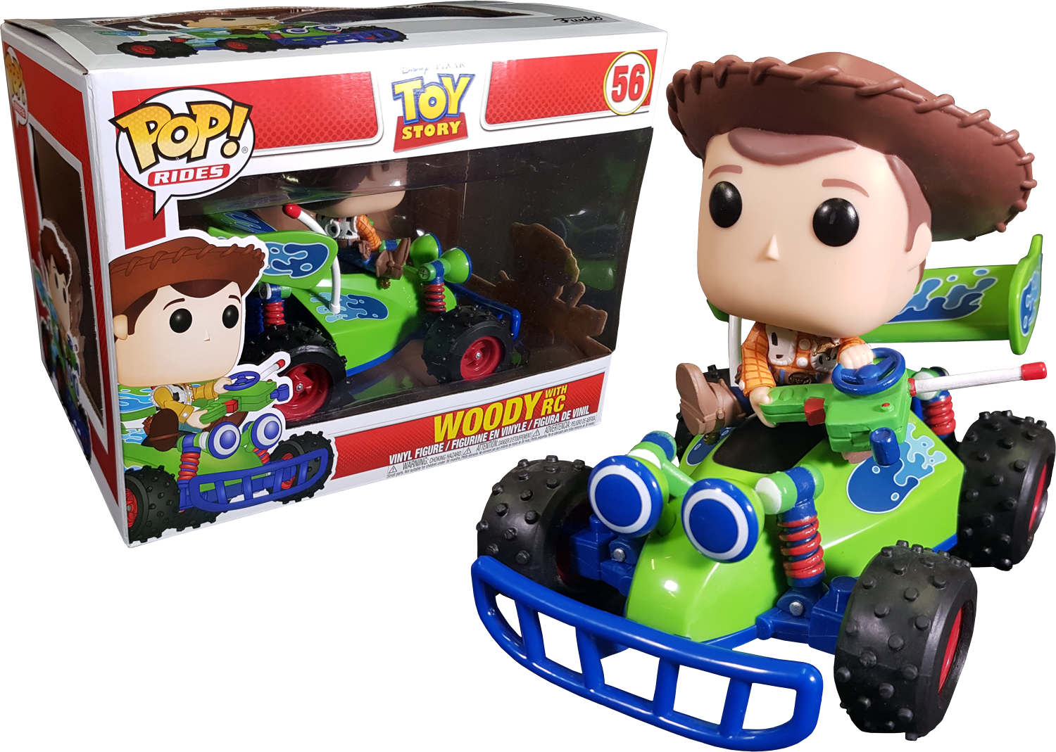 Toy Story Woody R C Pop Rides Figure PNG Image