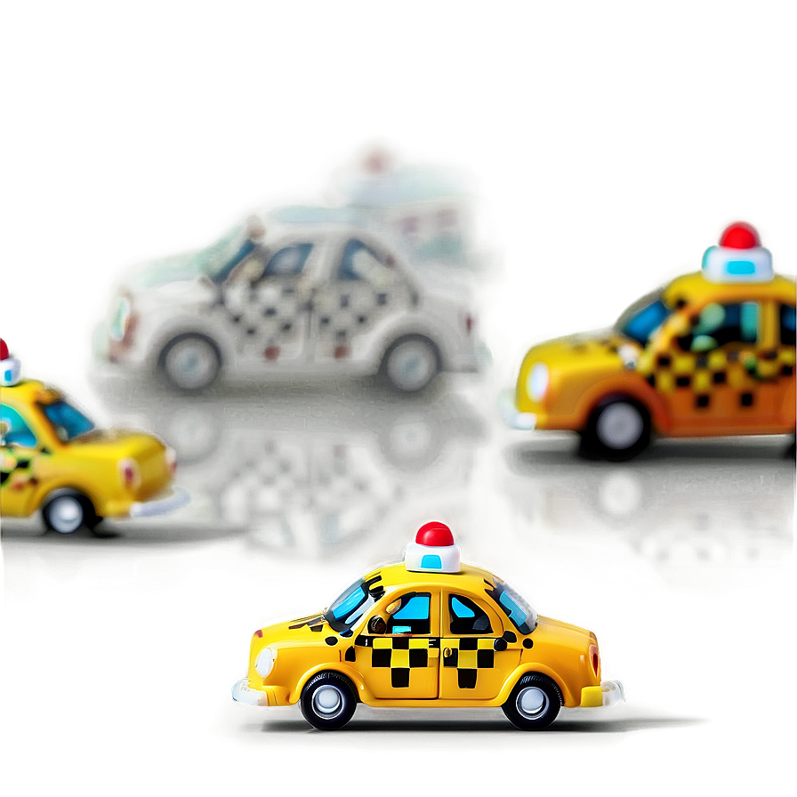 Toy Taxi Car Png Rgm PNG Image