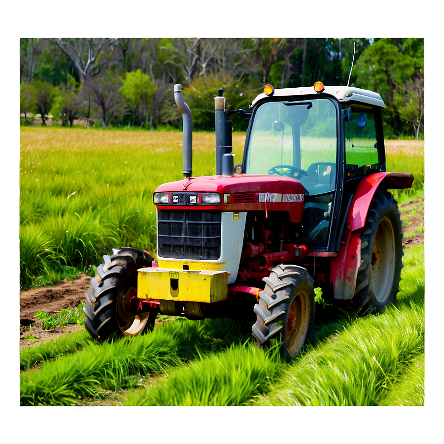 Tractor In Orchard Png Sgs PNG Image