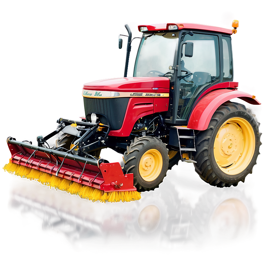 Tractor With Fertilizer Spreader Png Nie PNG Image