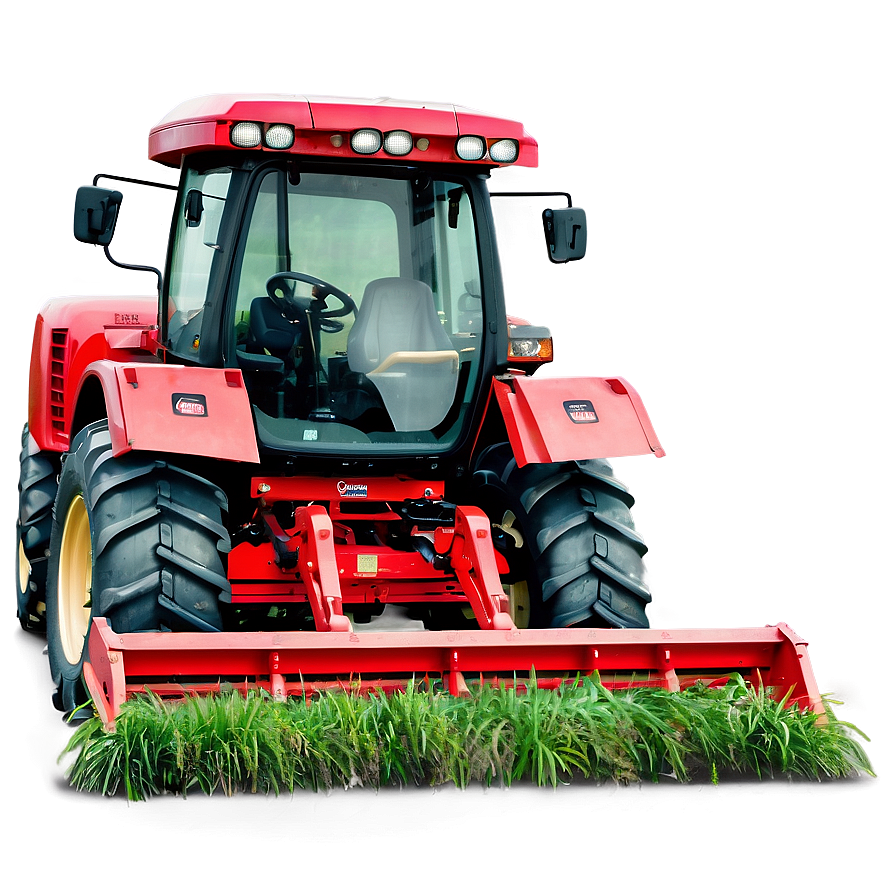 Tractor With Harvester Png Rwp PNG Image