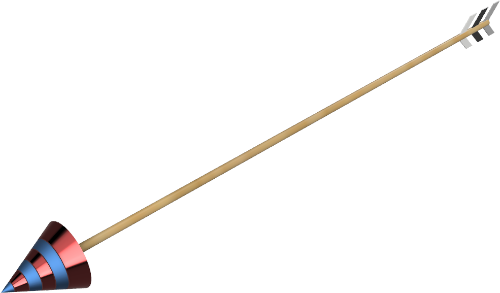 Traditional Archery Arrow PNG Image