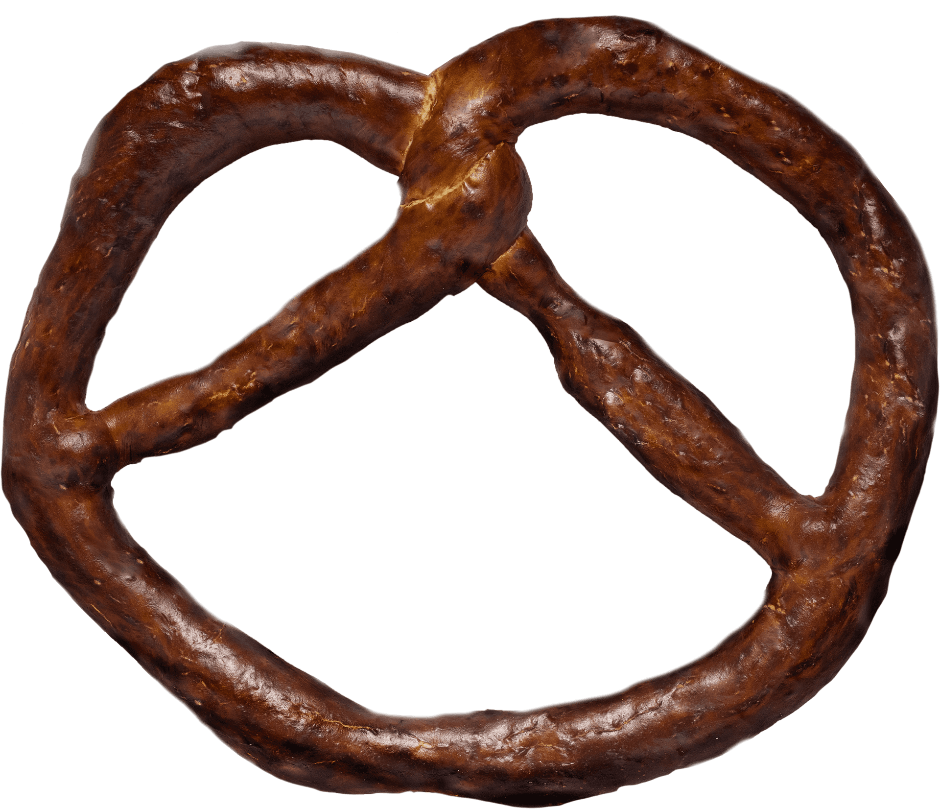 Traditional Baked Pretzel PNG Image