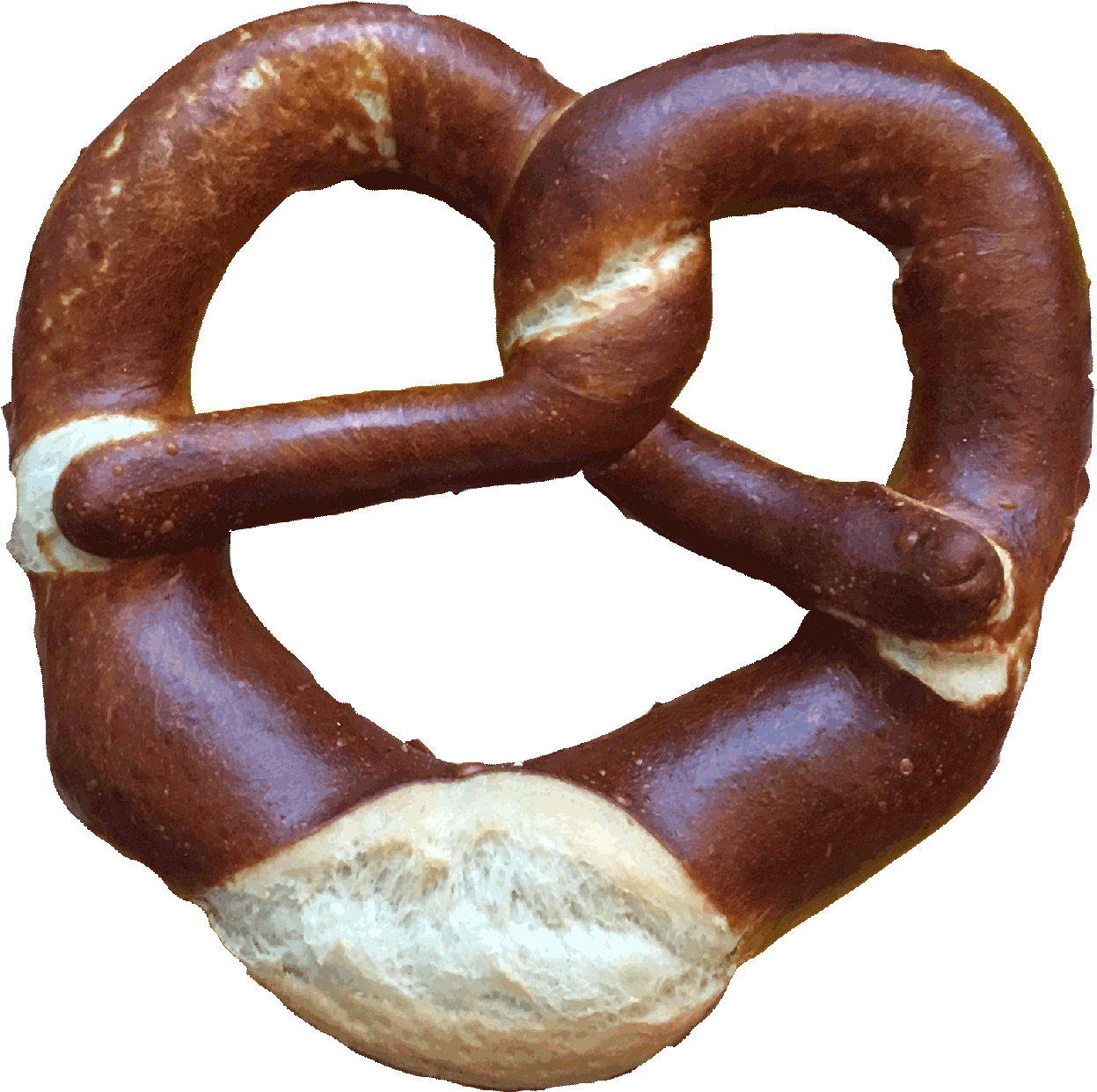 Traditional Baked Pretzel PNG Image