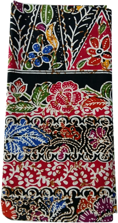 Traditional Batik Fabric Patterns PNG Image