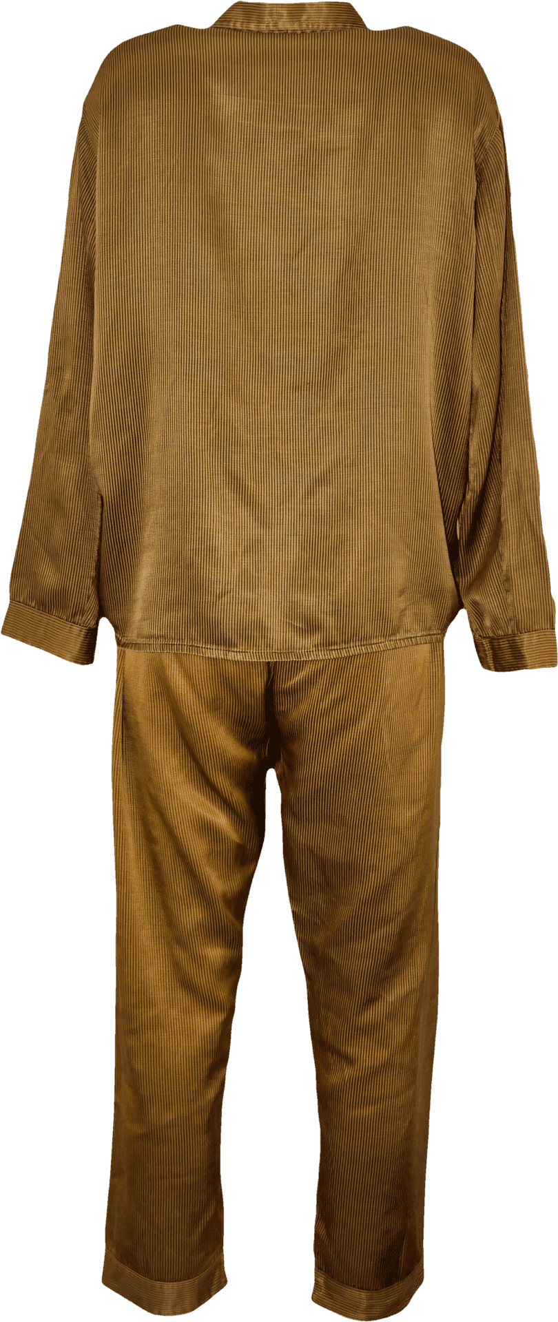 Traditional Brown Kurta Pajama Set PNG Image