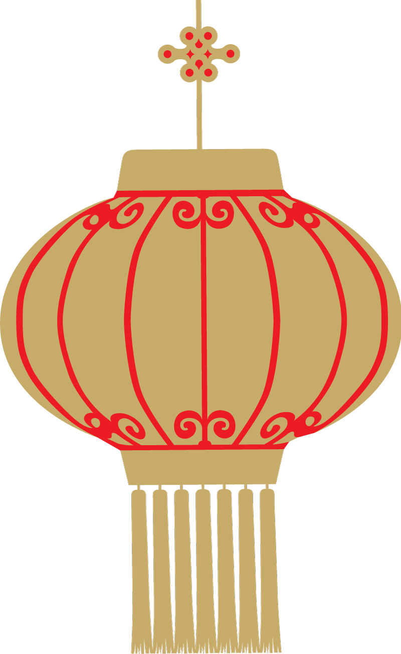 Traditional Chinese Lantern Illustration PNG Image