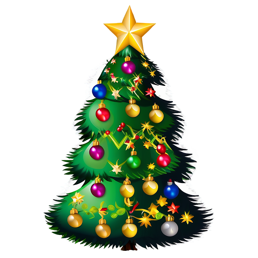 Traditional Christmas Tree Transparent Clipart Png Aqw PNG Image