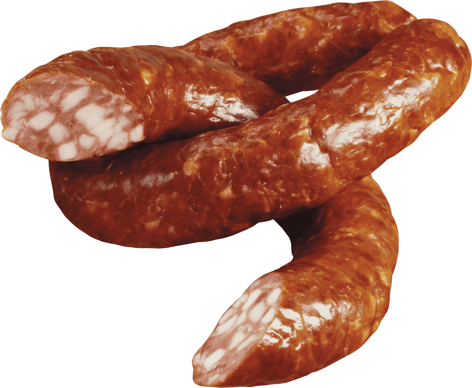 Traditional Cured Sausages PNG Image