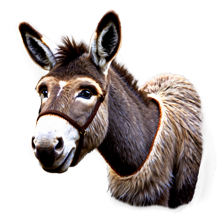 Traditional Donkey Drawing Png Acv53 PNG Image