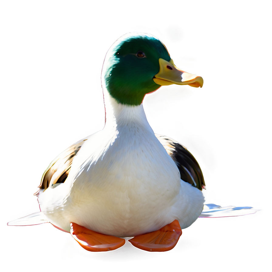 Traditional Duck Painting Png Gff PNG Image