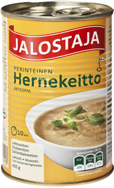 Traditional Finnish Pea Soup Can PNG Image