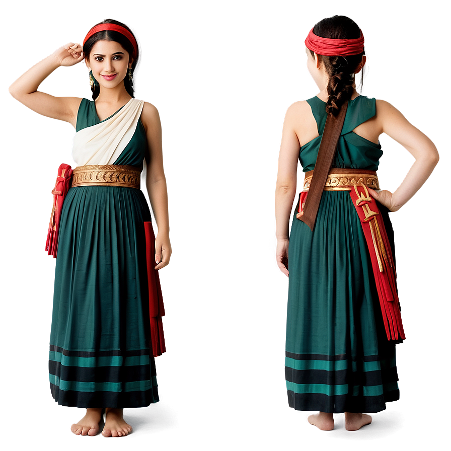 Traditional Greek Costume Png Aps2 PNG Image