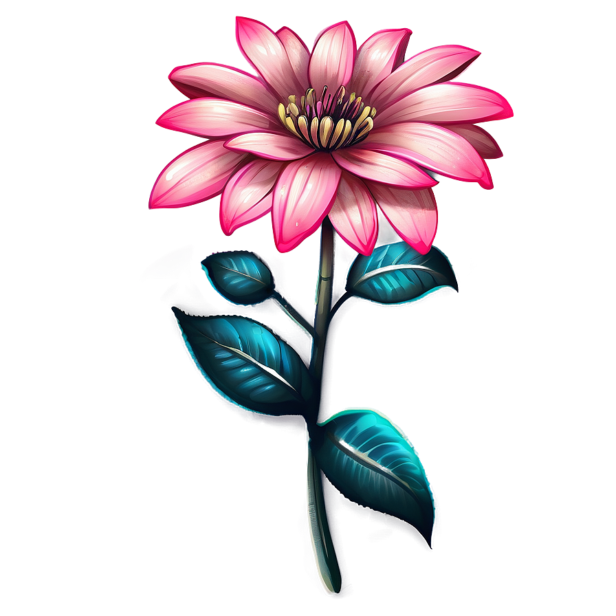 Traditional Indie Flower Png Mda PNG Image