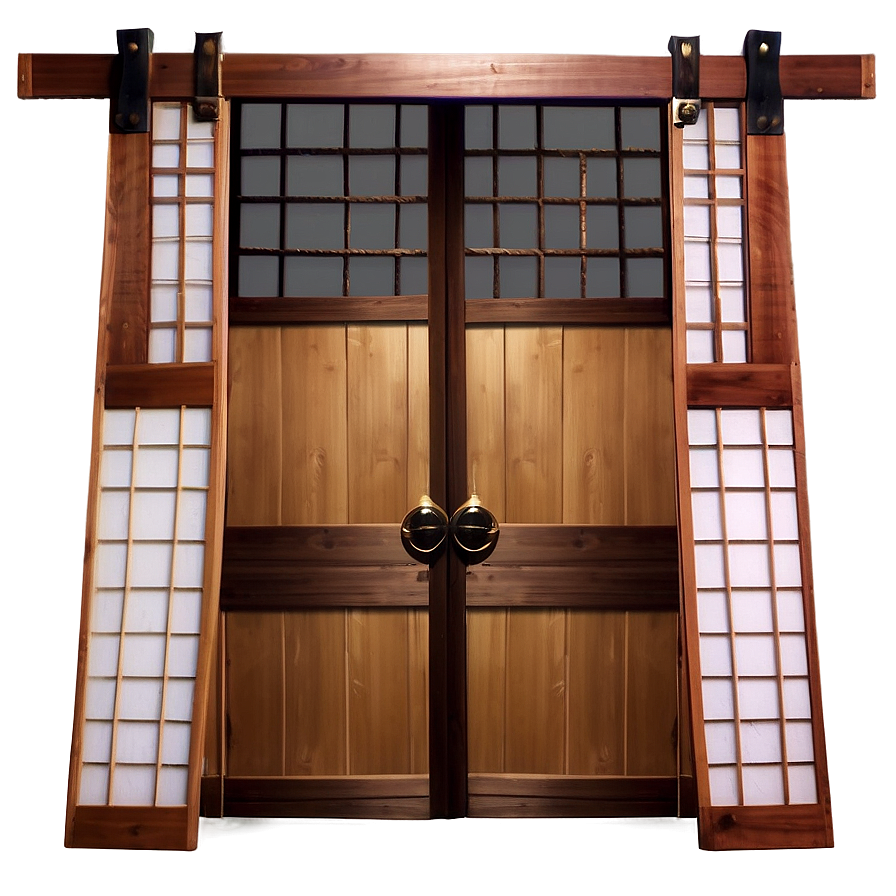 Traditional Japanese Door Png 05042024 PNG Image