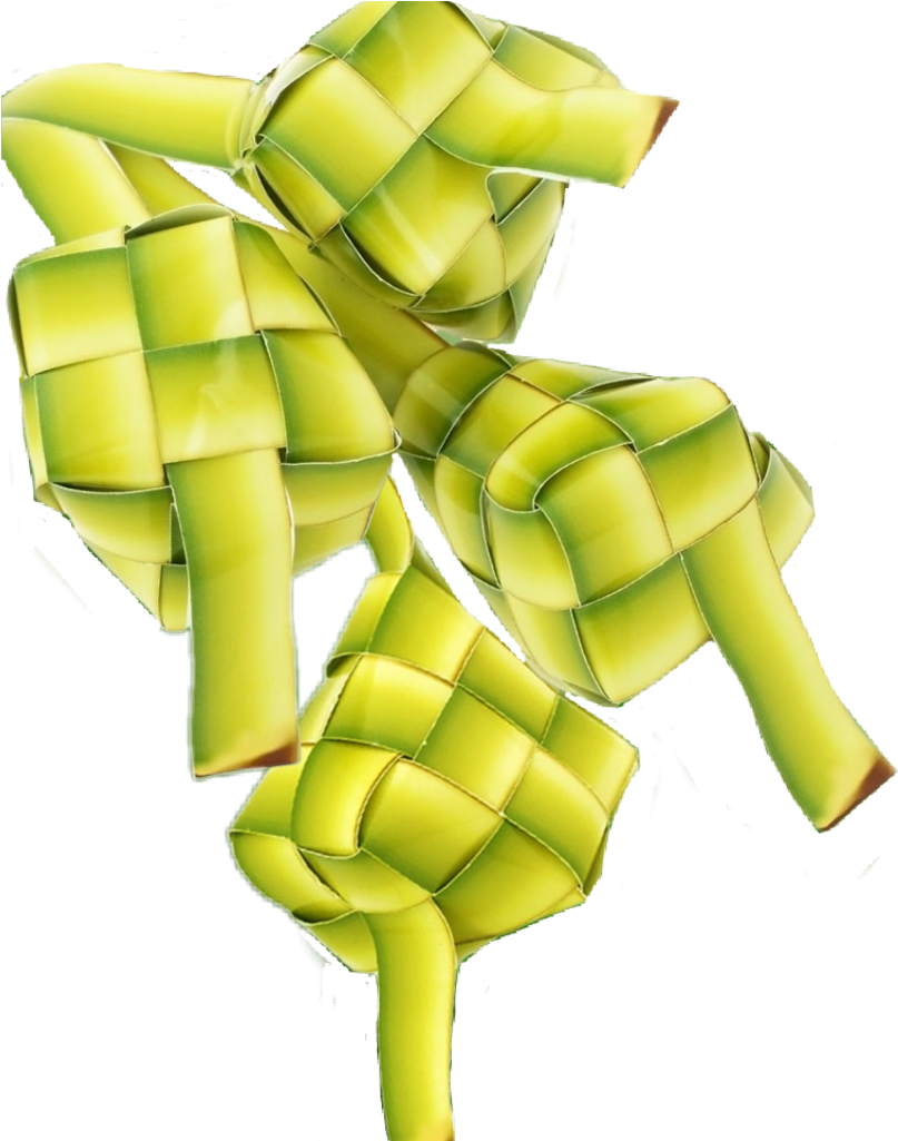 Traditional Ketupat Rice Cakes PNG Image