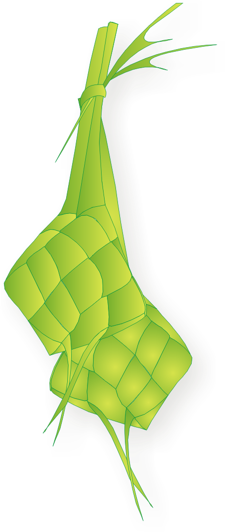 Traditional Ketupat Vector Illustration PNG Image