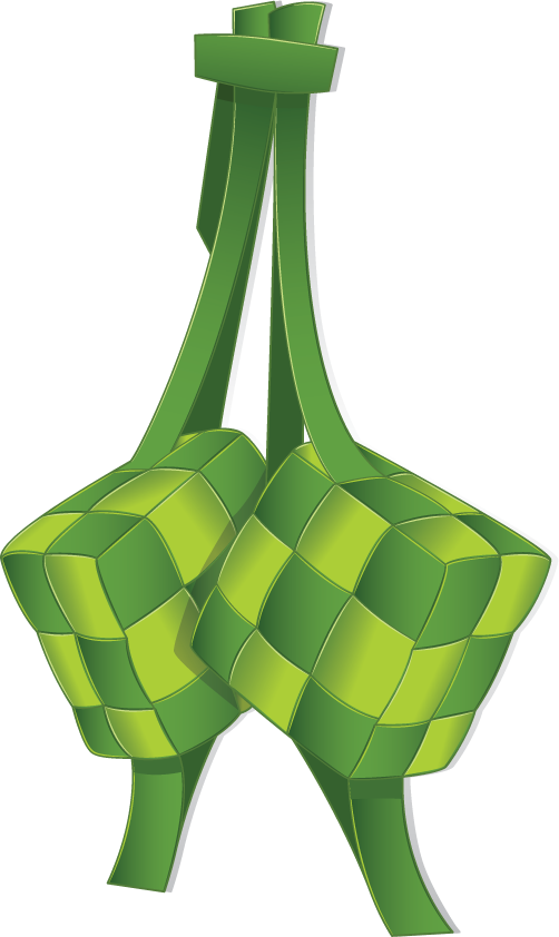 Traditional Ketupat Vector Illustration PNG Image