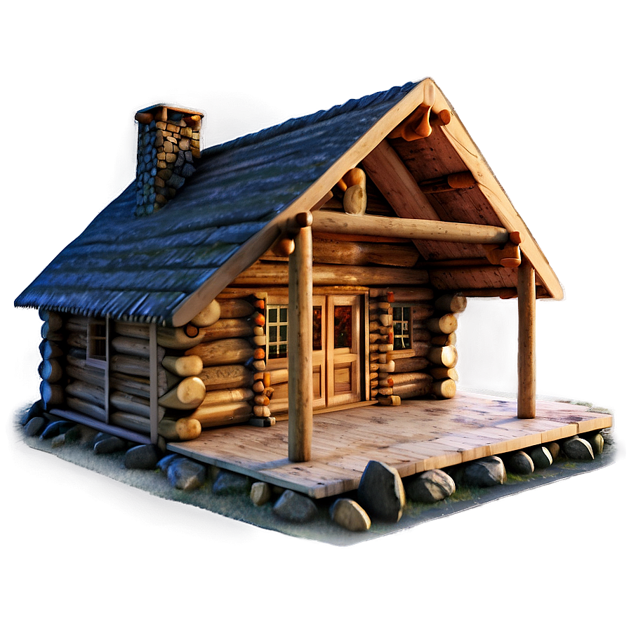 Traditional Log Cabin Design Png Oiq PNG Image