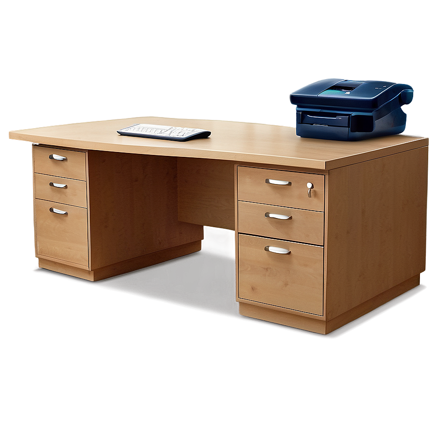 Traditional Office Desk Png 06122024 PNG Image