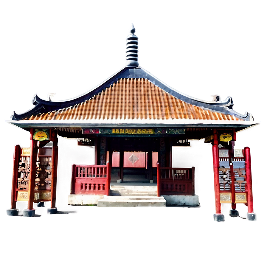 Traditional Pagoda Building Png Gbo PNG Image