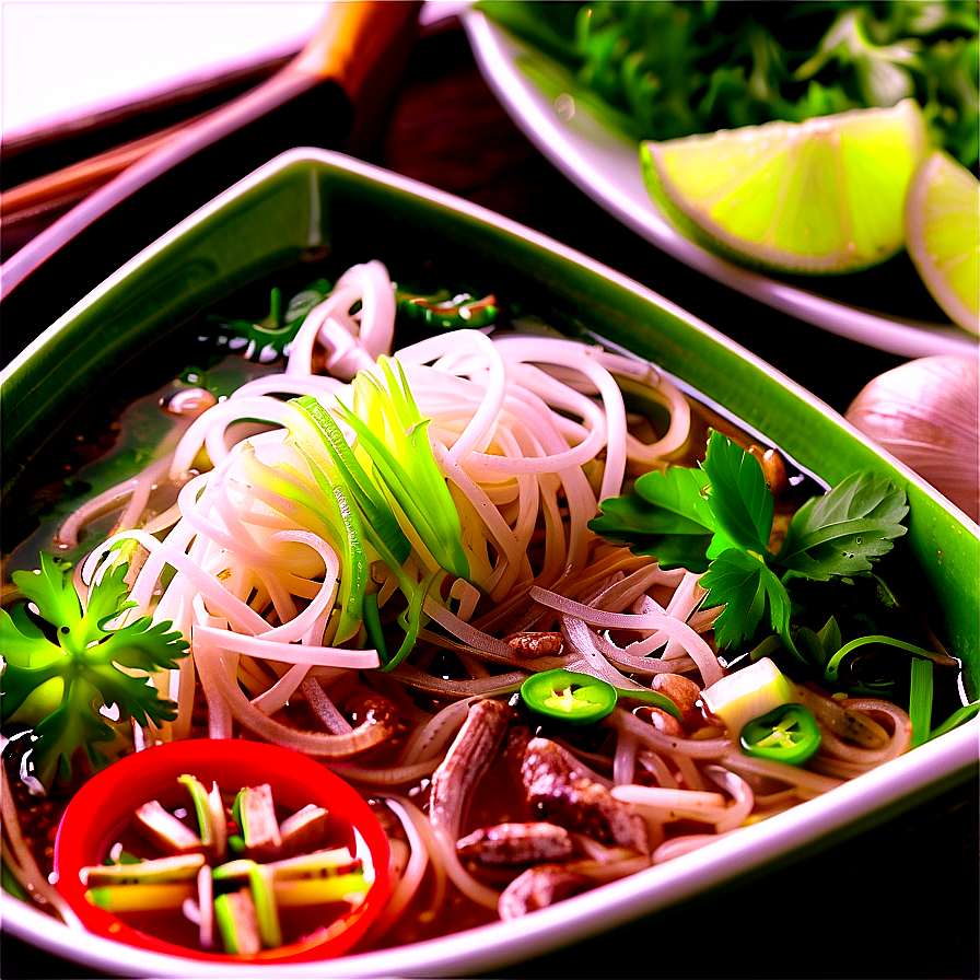 Traditional Pho Garnishes Png Ssb PNG Image