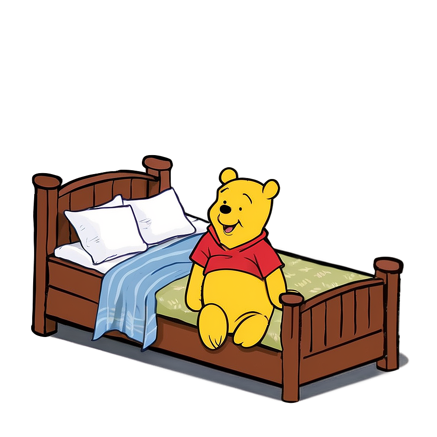 Traditional Pooh Bear Goodnight Png 1 PNG Image