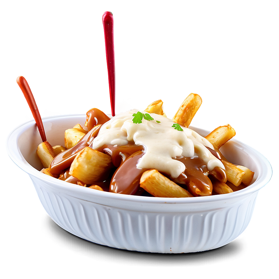 Traditional Poutine With Gravy Png Hlr17 PNG Image