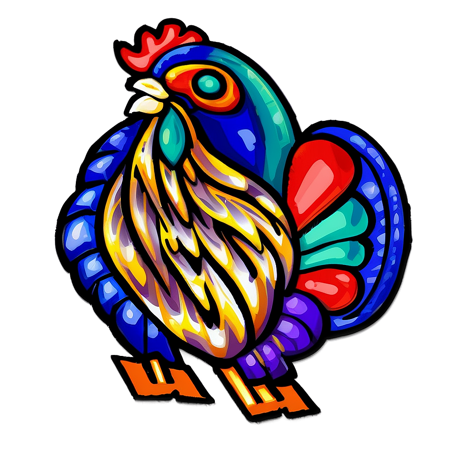 Traditional Rooster Emblem Png 98 PNG Image