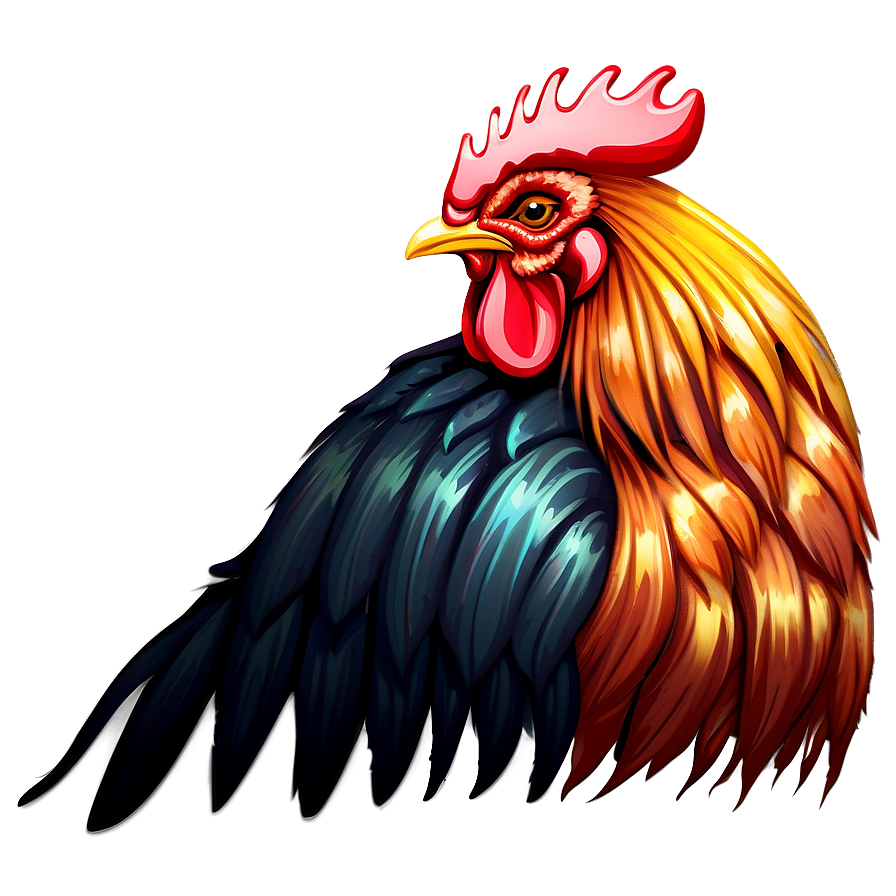 Traditional Rooster Emblem Png Hvb PNG Image