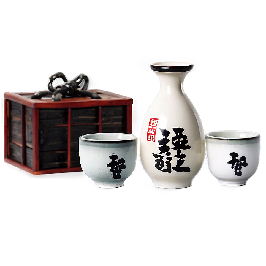 Traditional Sake Set Png Xsk PNG Image