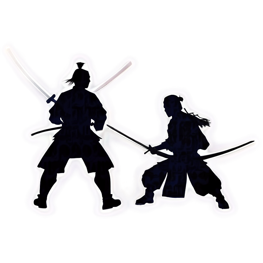 Traditional Samurai Silhouette Png Cfn37 PNG Image