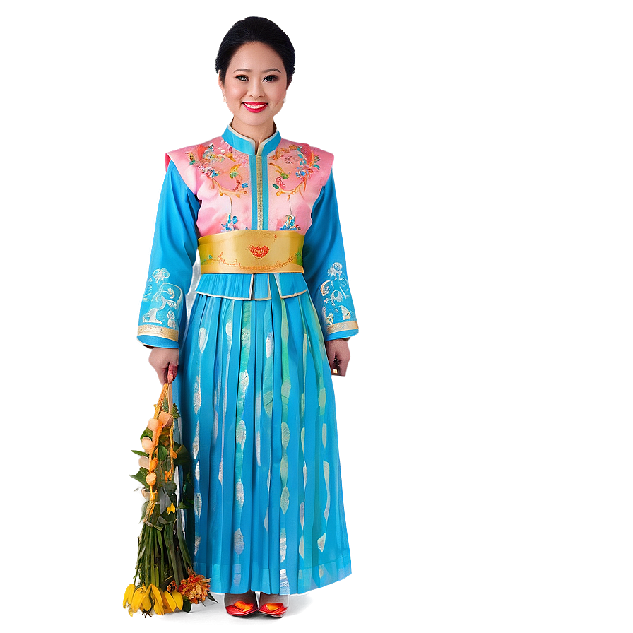 Traditional Singaporean Dress Png Sne PNG Image