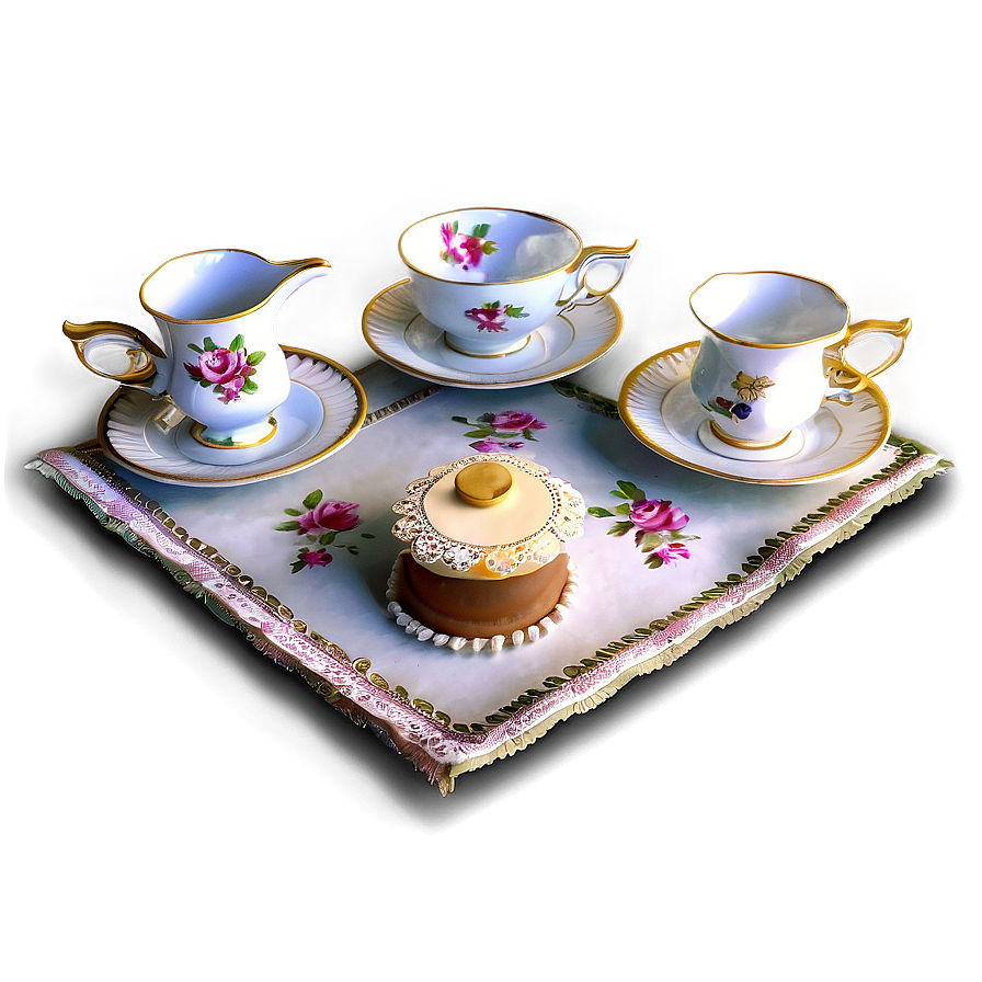 Traditional Tea Party Napkin Png 96 PNG Image