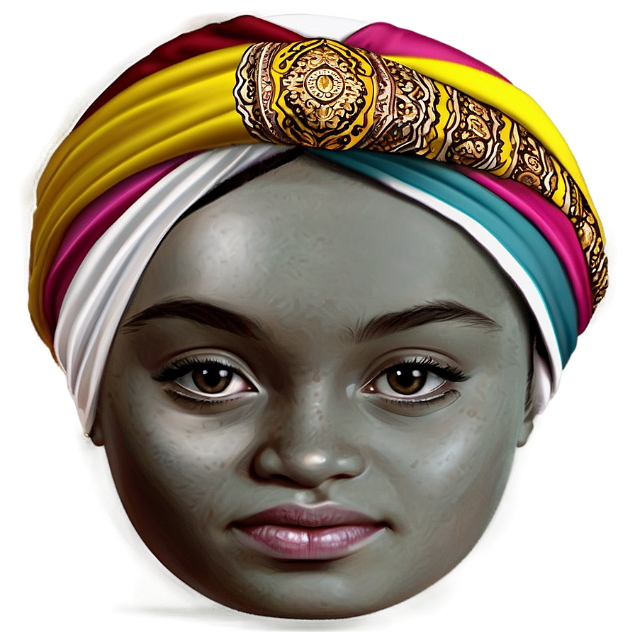 Traditional Turban Style Png 06122024 PNG Image