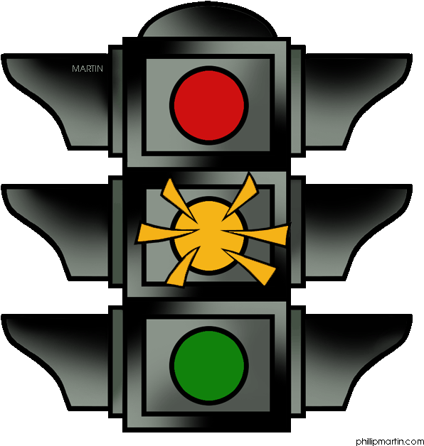 Traffic Light Cartoon Illustration PNG Image