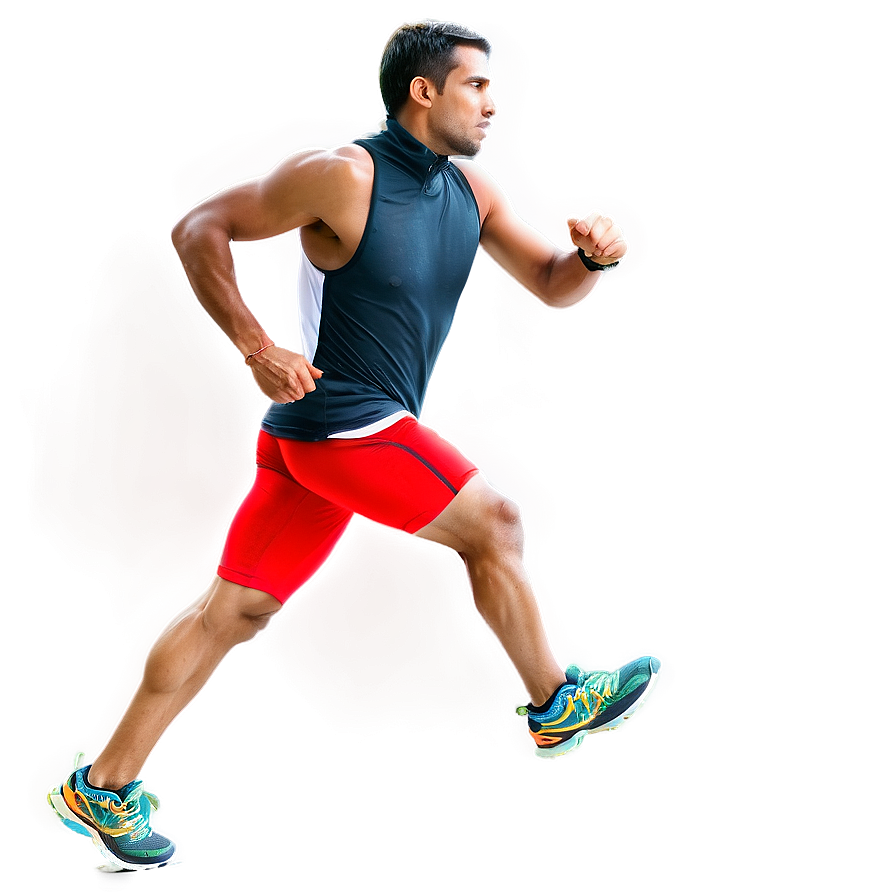 Trail Running Man Png 06132024 PNG Image