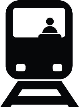 Train Conductor Silhouette PNG Image