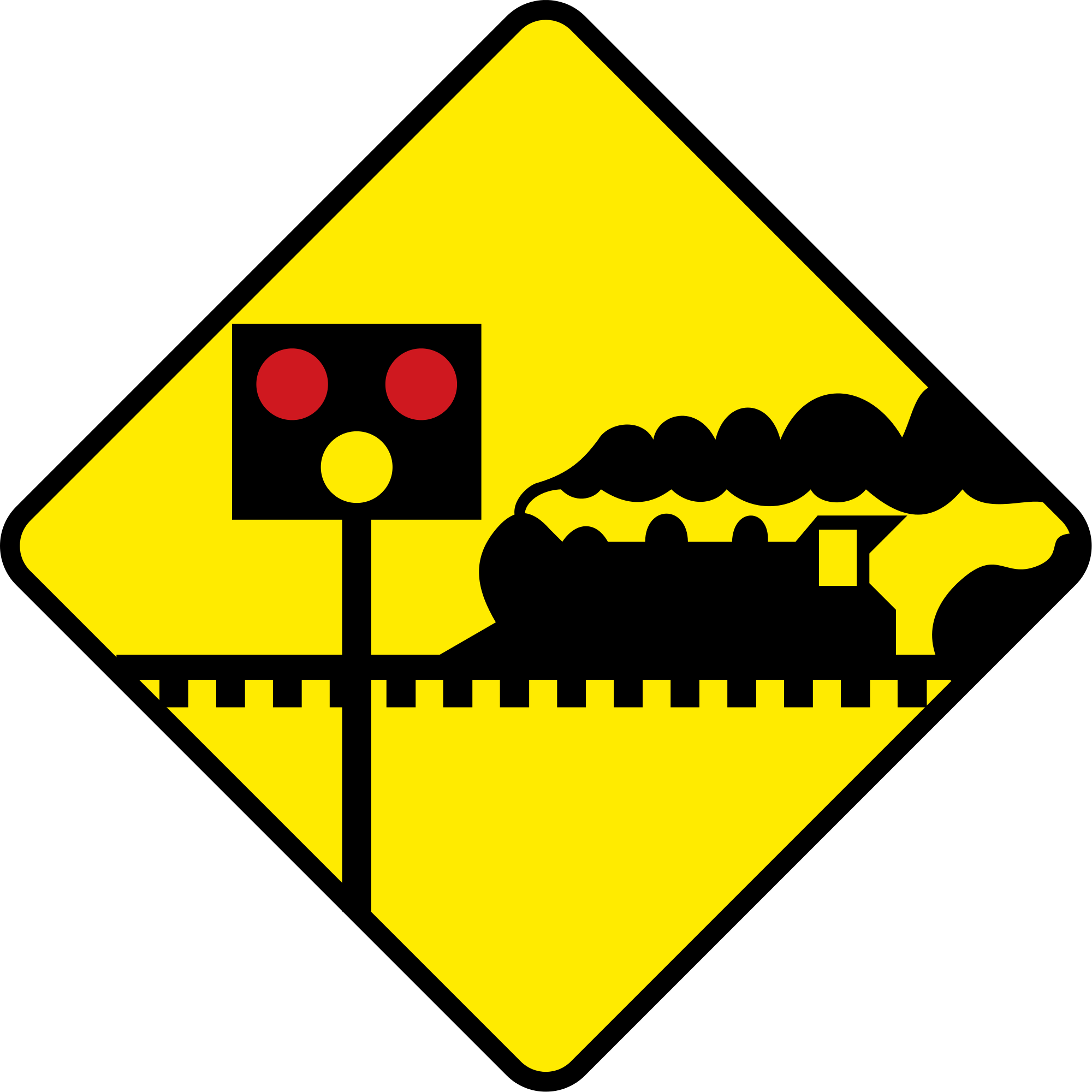 Train_ Crossing_ Warning_ Sign PNG Image