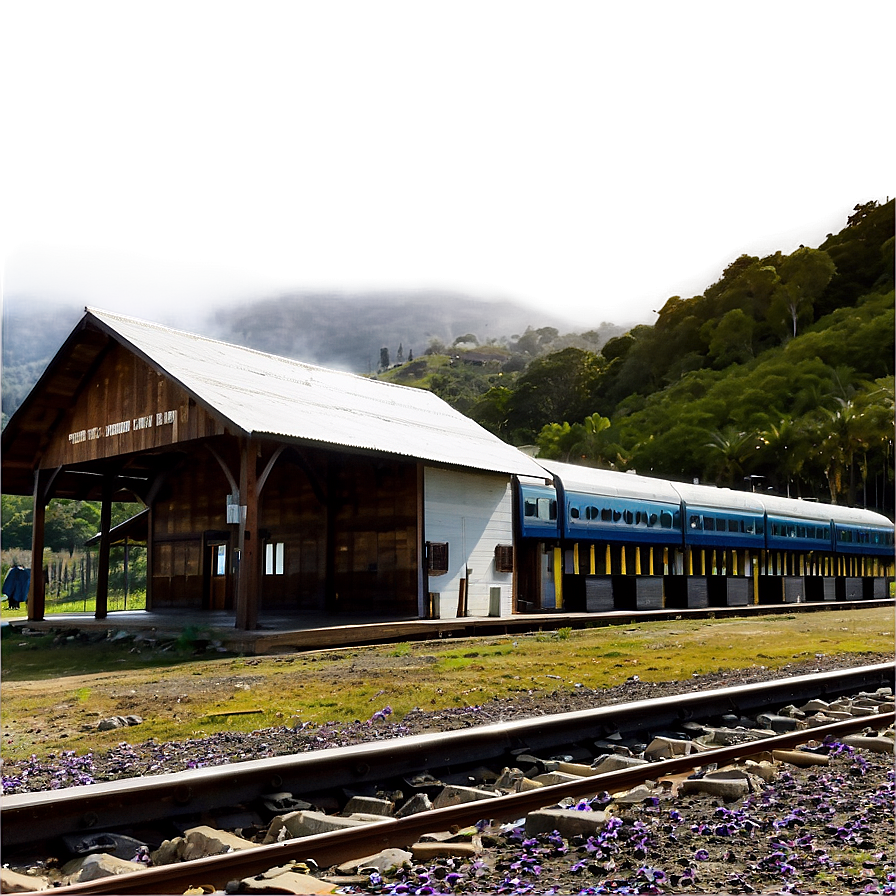 Train Station In The Mountains Png 78 PNG Image