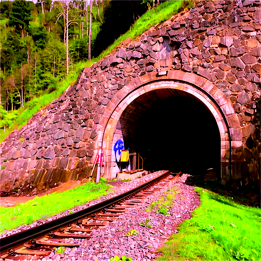 Train Tunnel Entrance Png Njn PNG Image