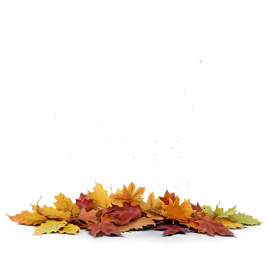 Tranquil Leaves Falling Png Qap68 PNG Image