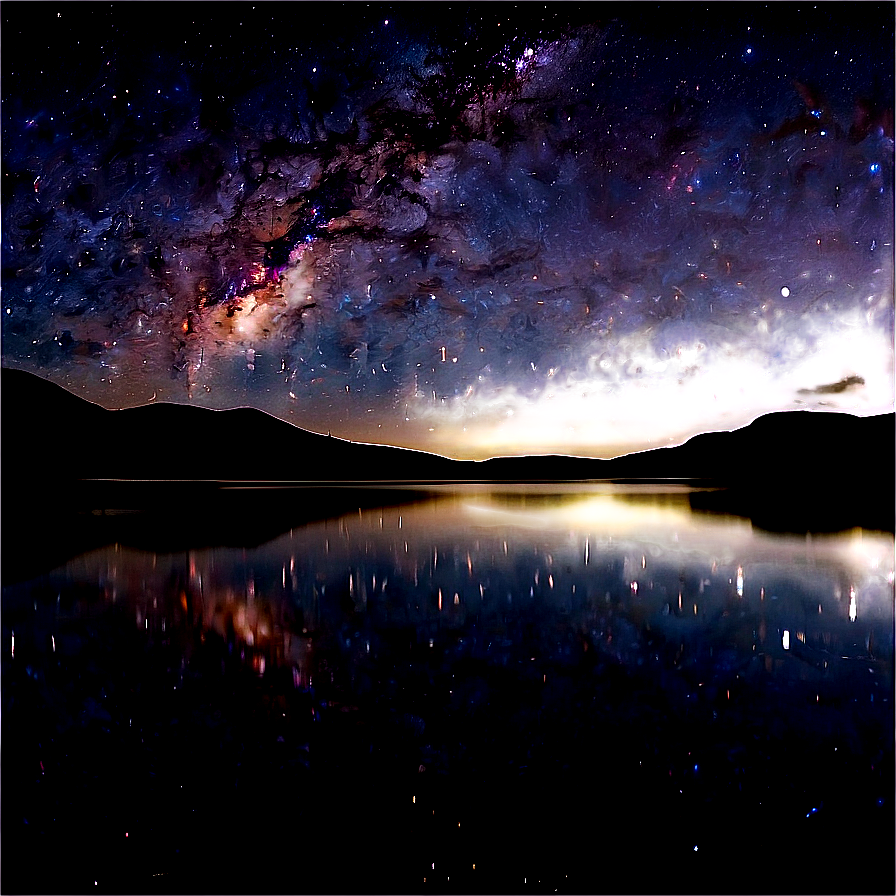 Tranquil Stardust Lake Png 06272024 PNG Image