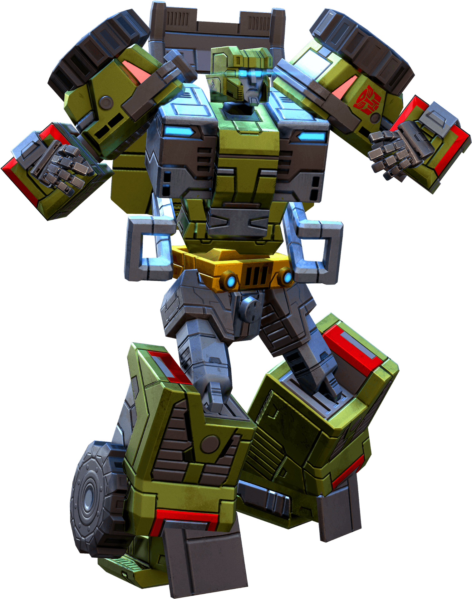 Transformers_ Green_ Robot_ Render.png PNG Image