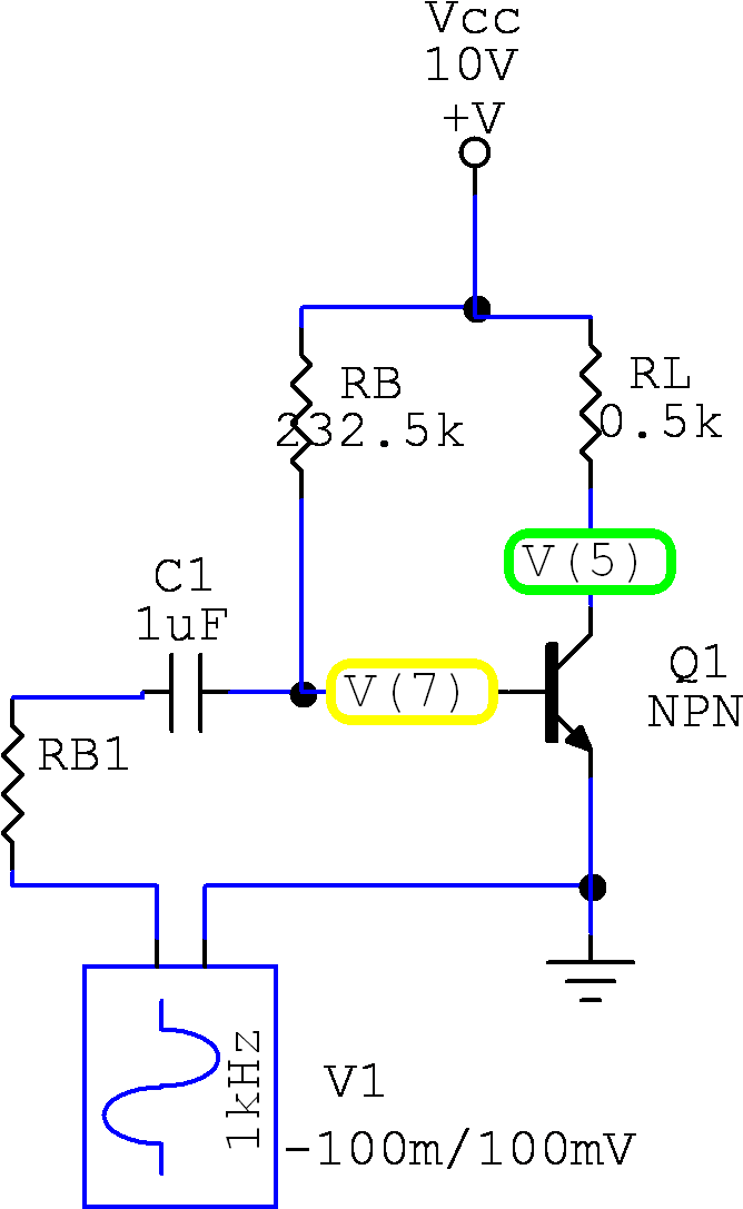 Transistor Amplifier Circuit Diagram PNG Image