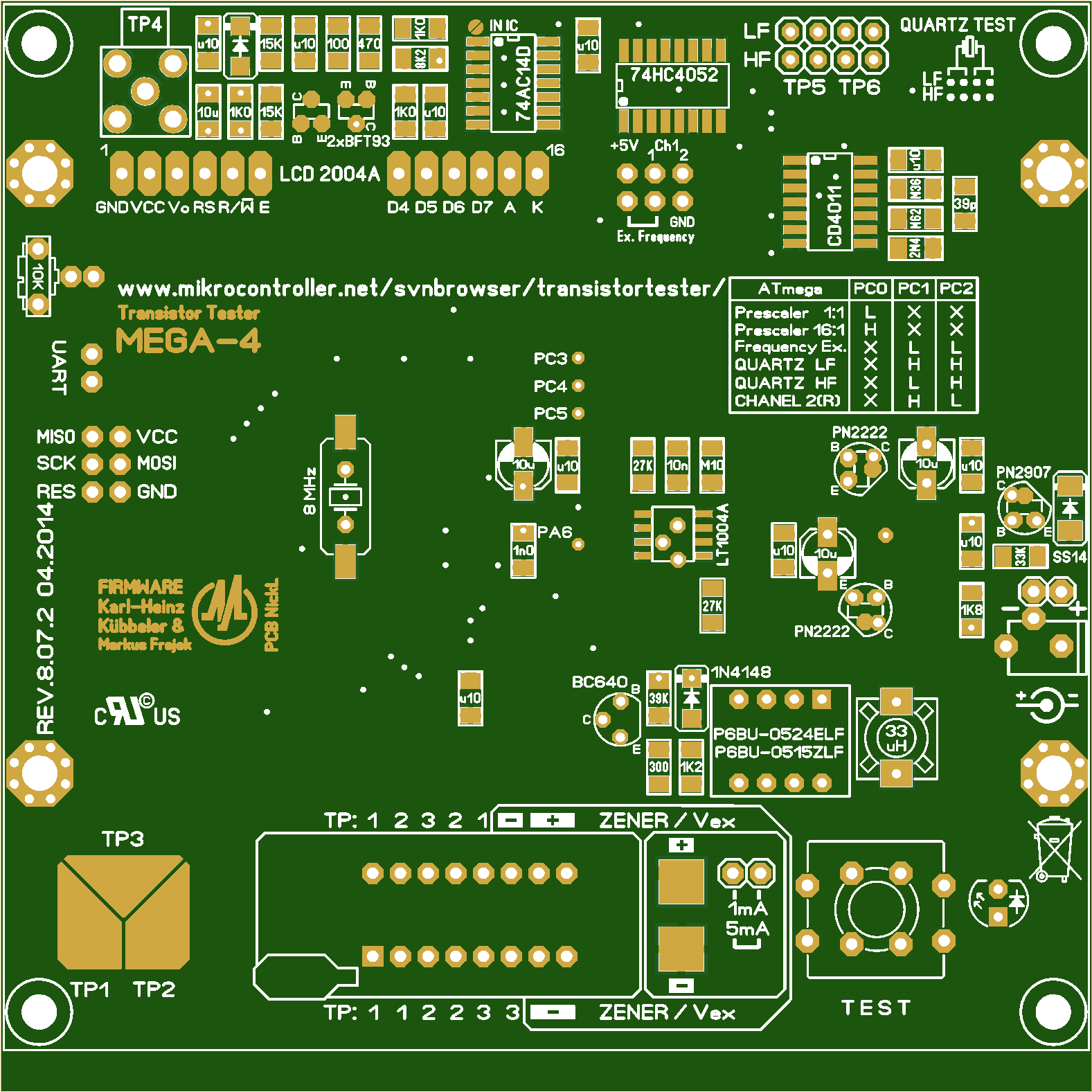 Transistor Tester P C B Design PNG Image