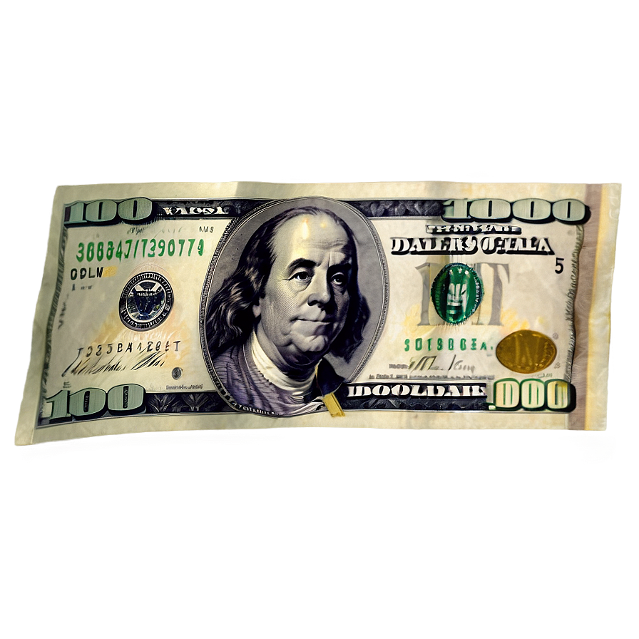 Transparent 100 Dollar Bill Png 05242024 PNG Image